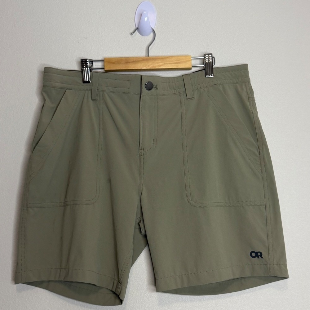 Outdoor‎ Research Ferrosi Shorts Women's 14 Green Hiking Pockets